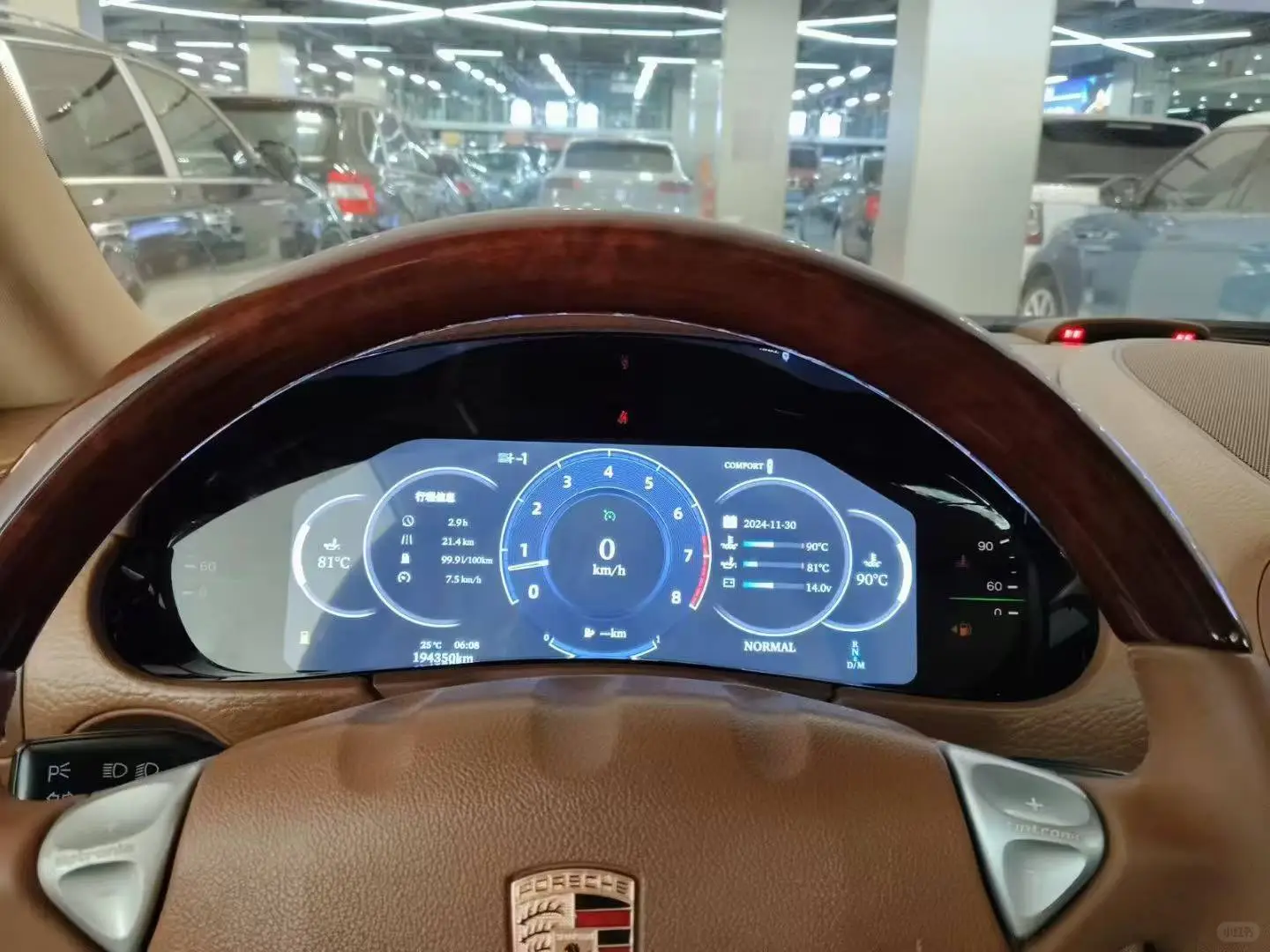 02-09款保时捷卡宴液晶仪表