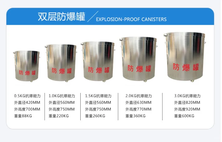 防爆桶、排爆罐