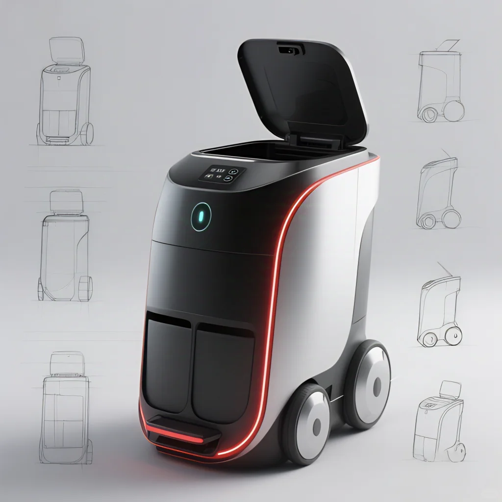 会说话会跑的垃圾桶你见过吗?小兜登场!