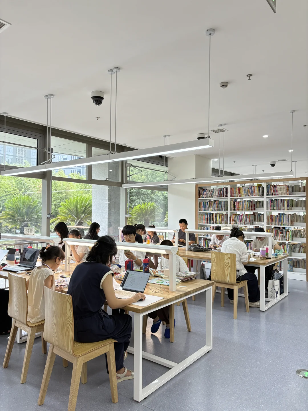 暑假，就应该在图书馆呆着~