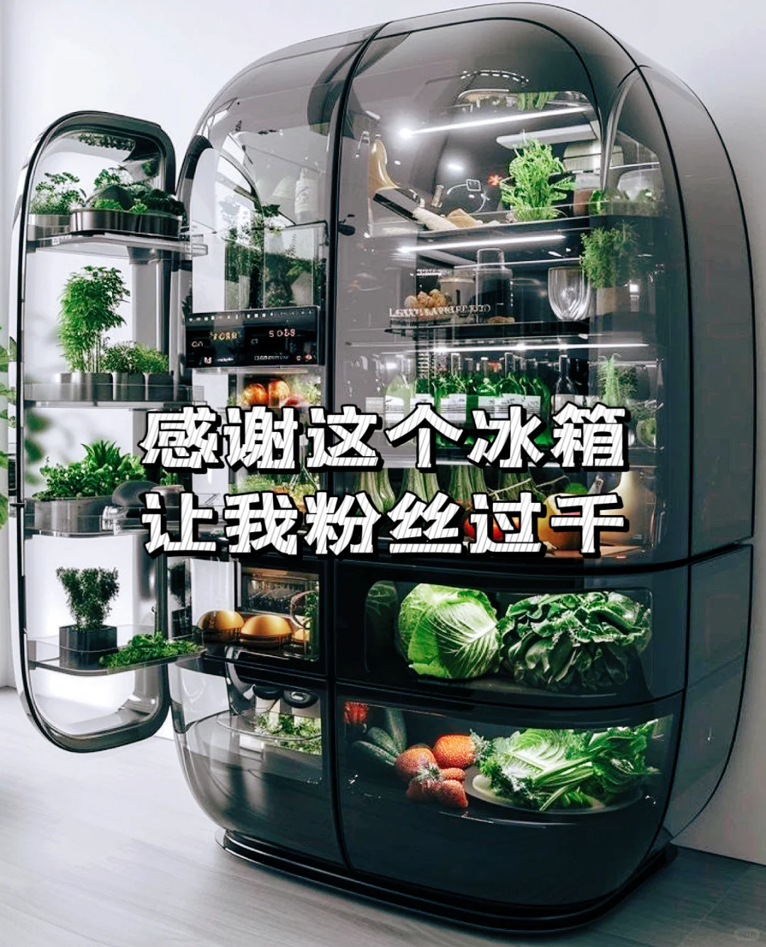 ?救命！这台冰箱是粉丝过千的流量密码吧！