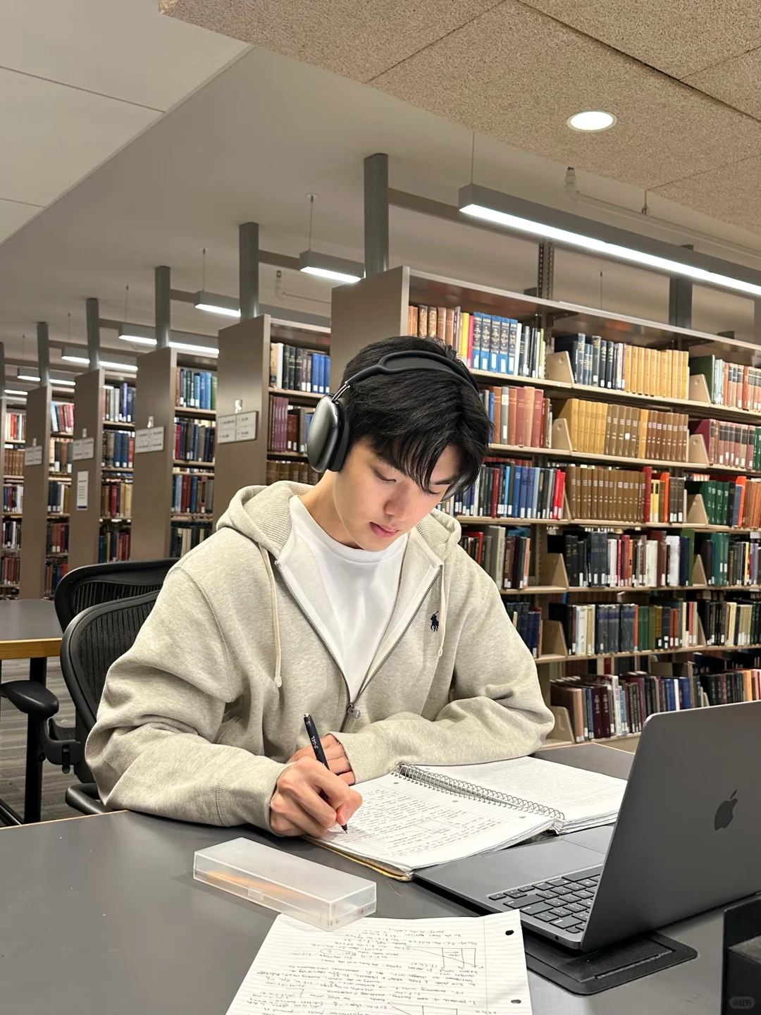 ??midtermweek｜图书馆自习的一天