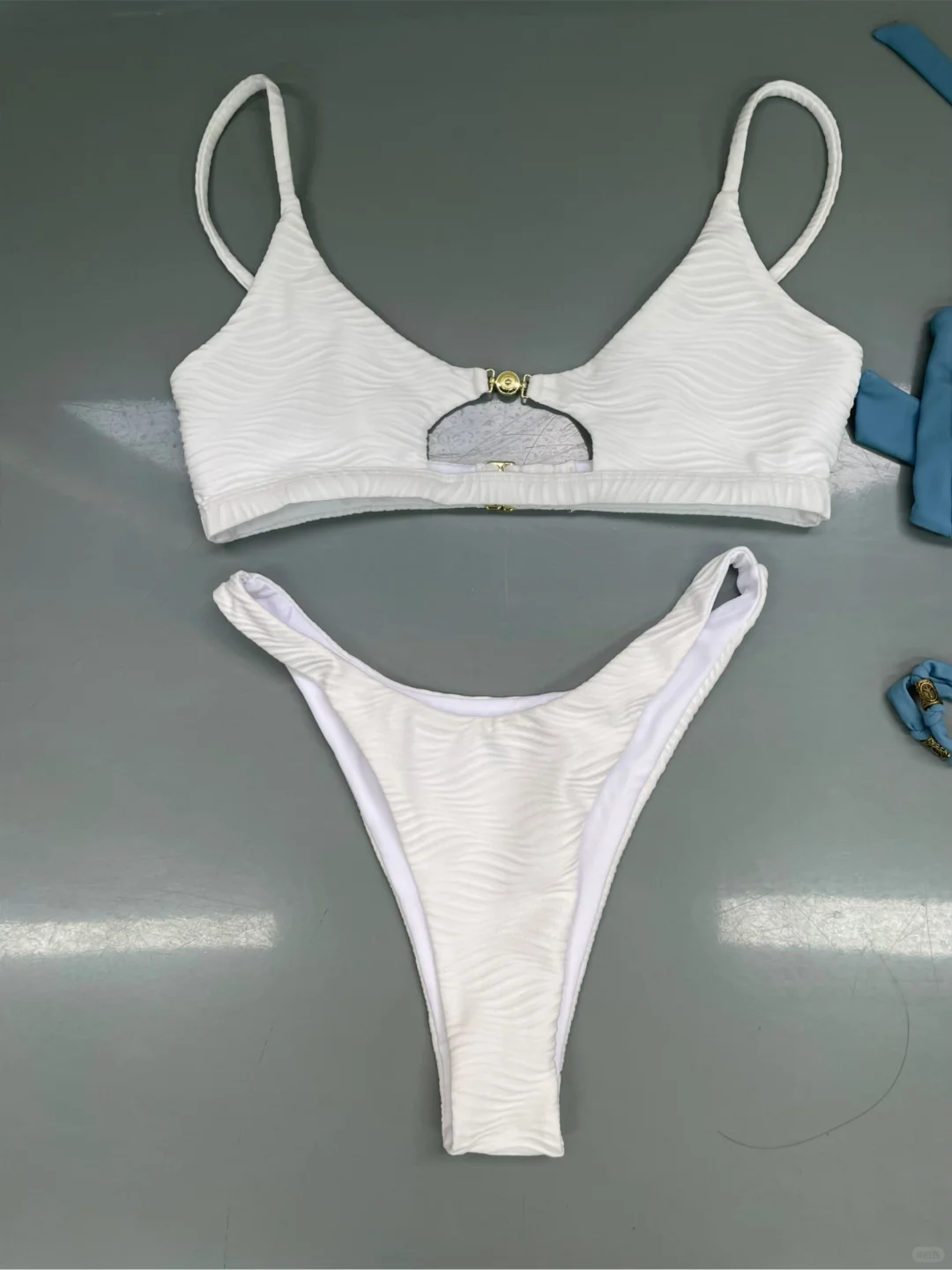 泳衣定制 | 异域风情蓝色系比基尼套装??