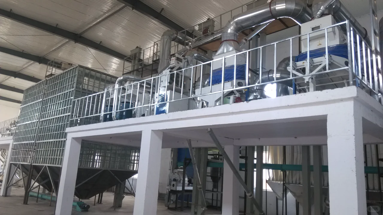 河北日产30吨稻谷加工厂生产线作业工艺流