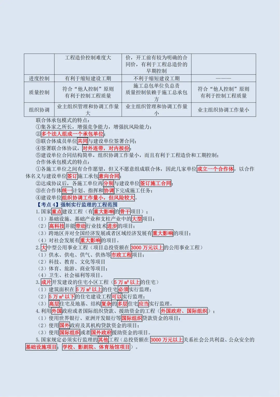 2025一建《管理》宿吉南60个必背考点汇总