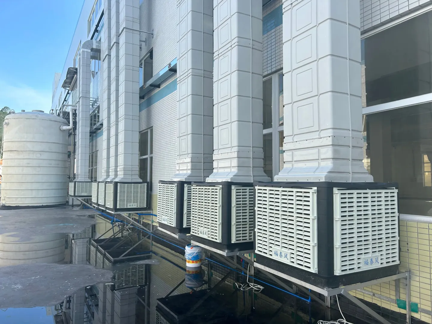 1000平方包织腰带厂要如何降温