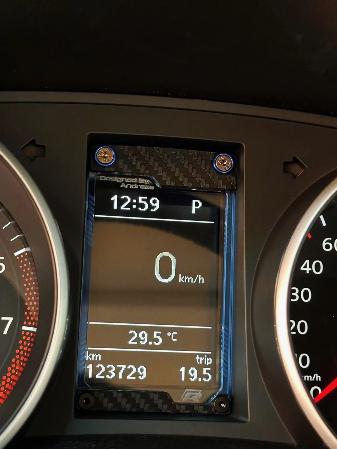 高尔夫6 仪表装饰框 水杯架