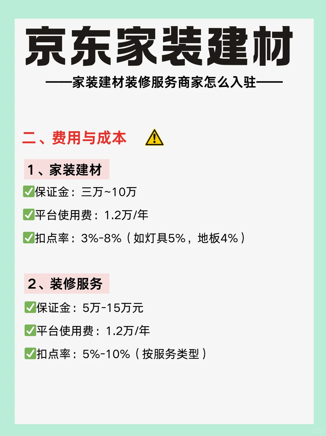 封神❗赶紧收下这篇京东家装建材入驻指南！