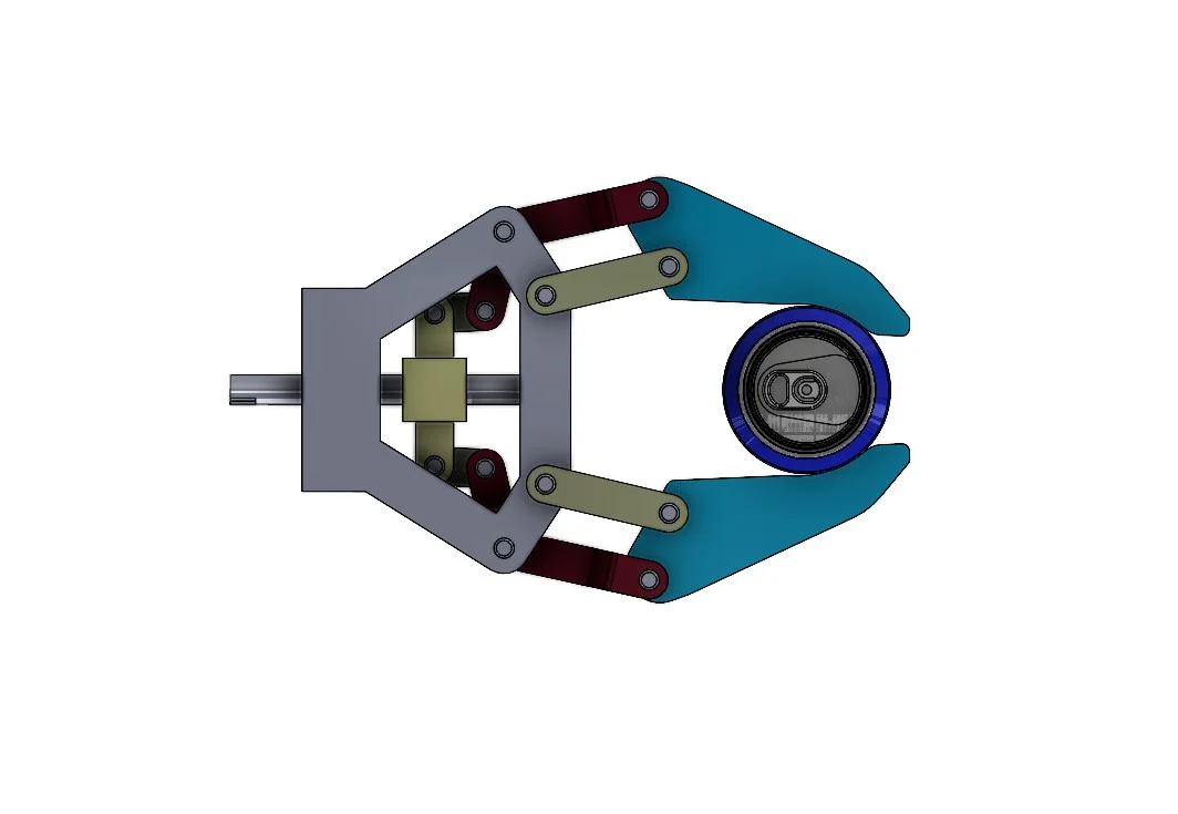 机械臂手爪（3D设计+CAD装配图+零件图）