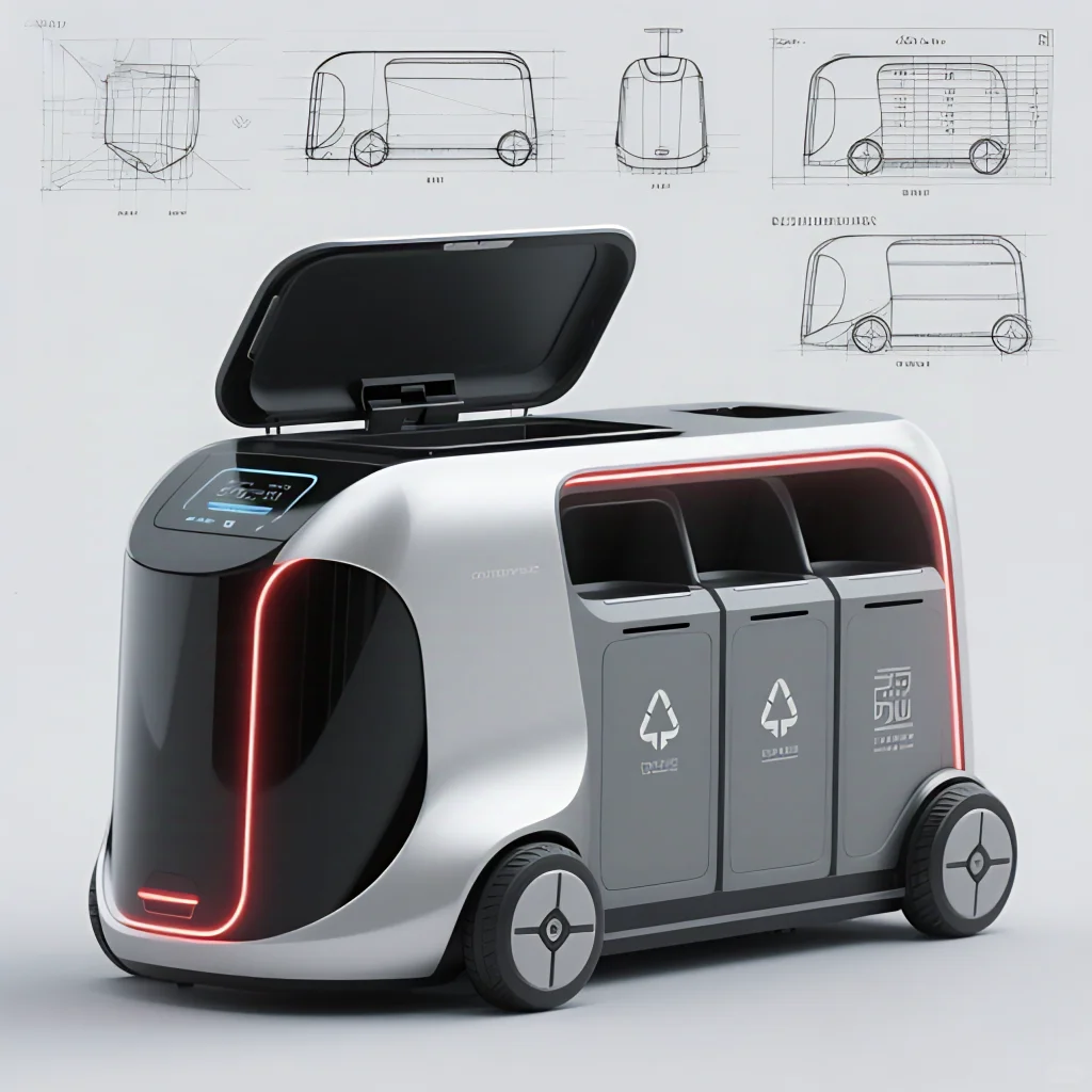 会说话会跑的垃圾桶你见过吗?小兜登场!