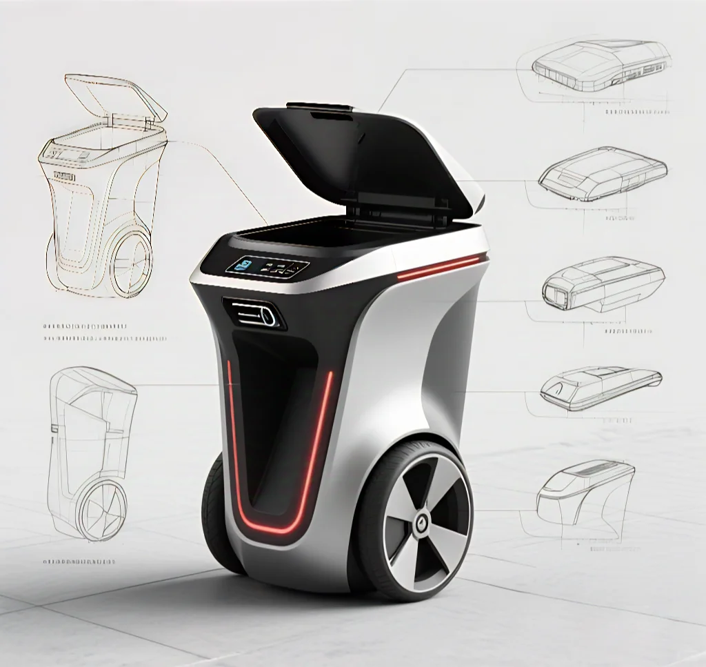 会说话会跑的垃圾桶你见过吗?小兜登场!