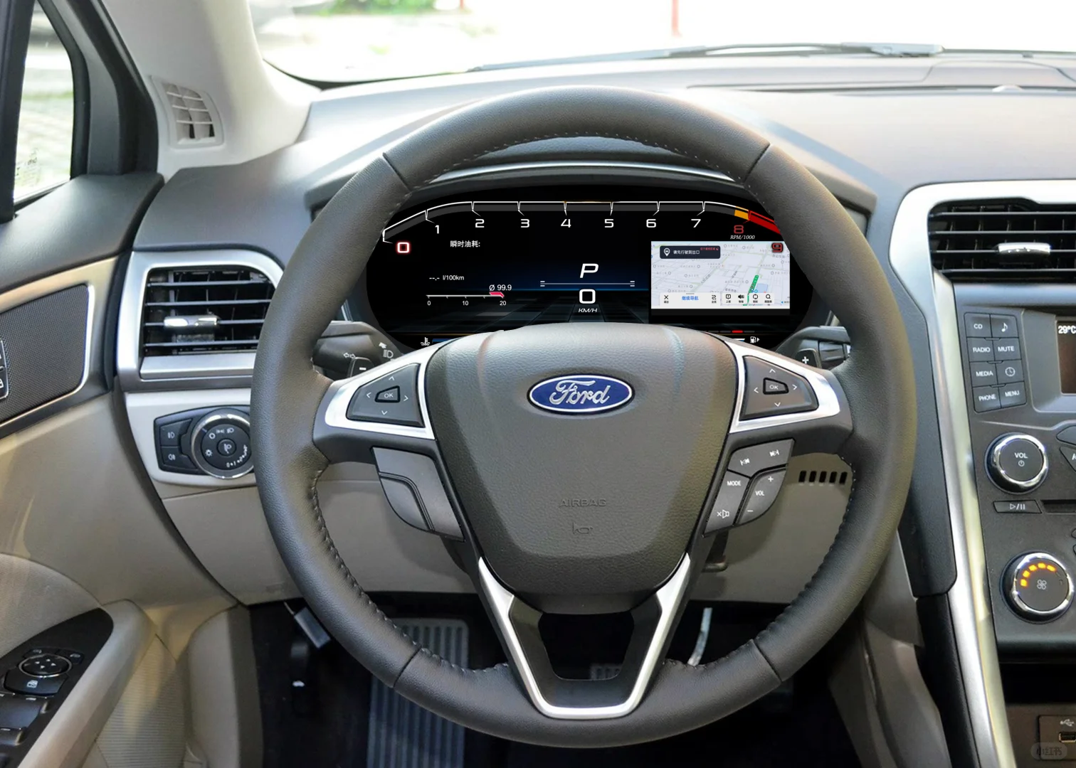 福特蒙迪欧液晶仪表、谁懂啊！