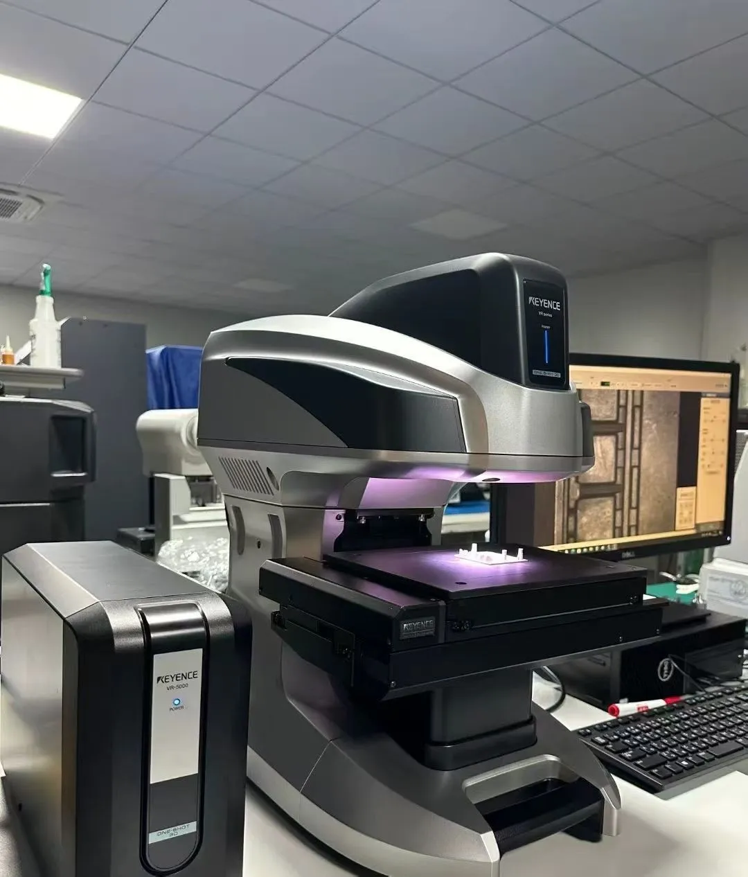 基恩士VR5200轮廓仪测样效果图