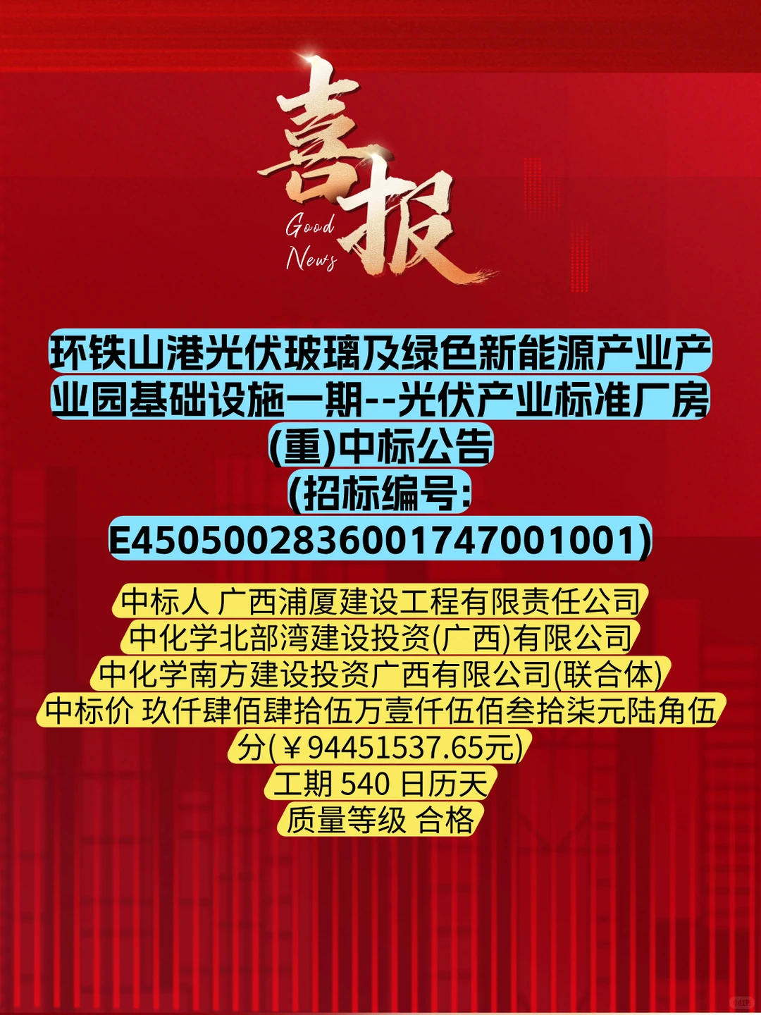 广西工业项目，中字头公司稳稳拿下！