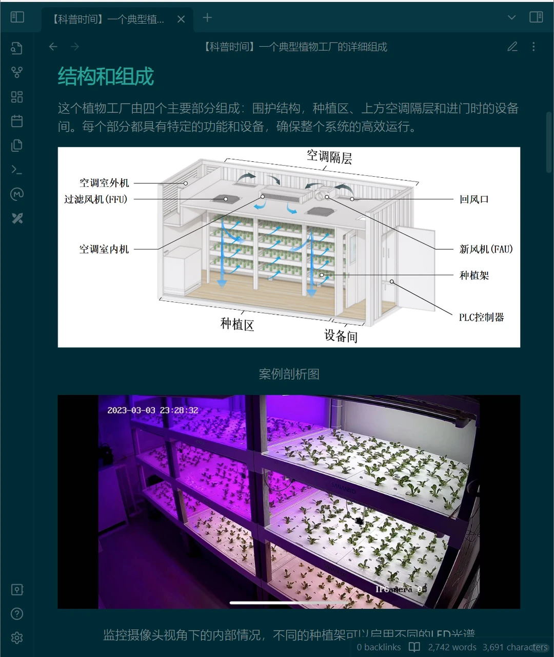 【科普时间】一座典型植物工厂的详细组成