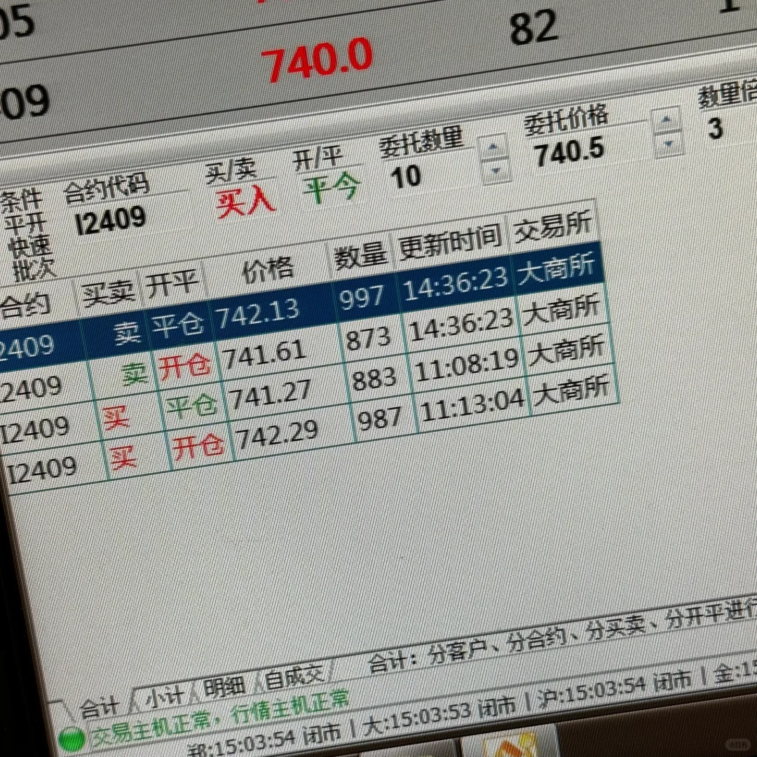 期货交易日记20240329