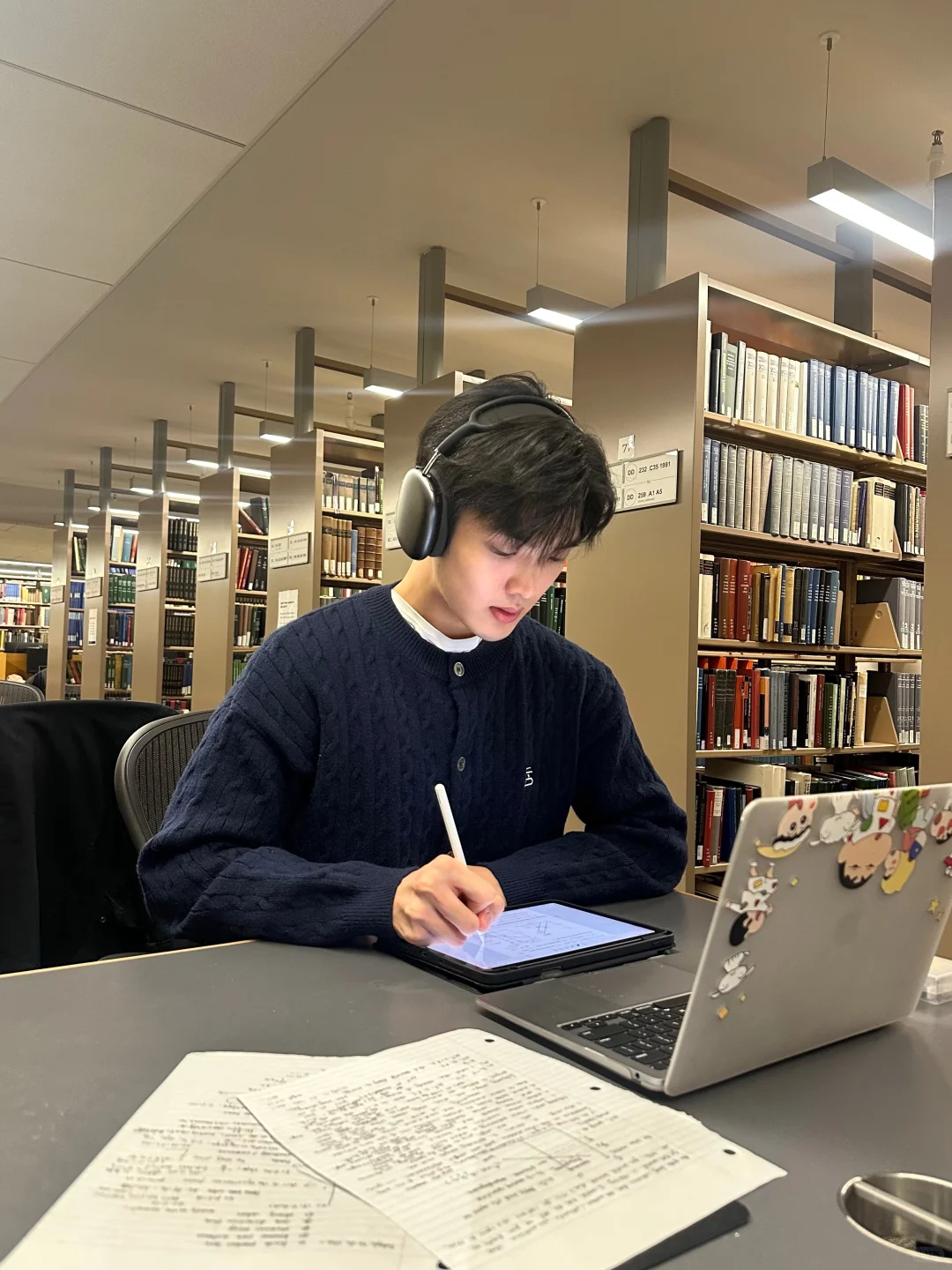 ??finalweek｜在图书馆学了一整天