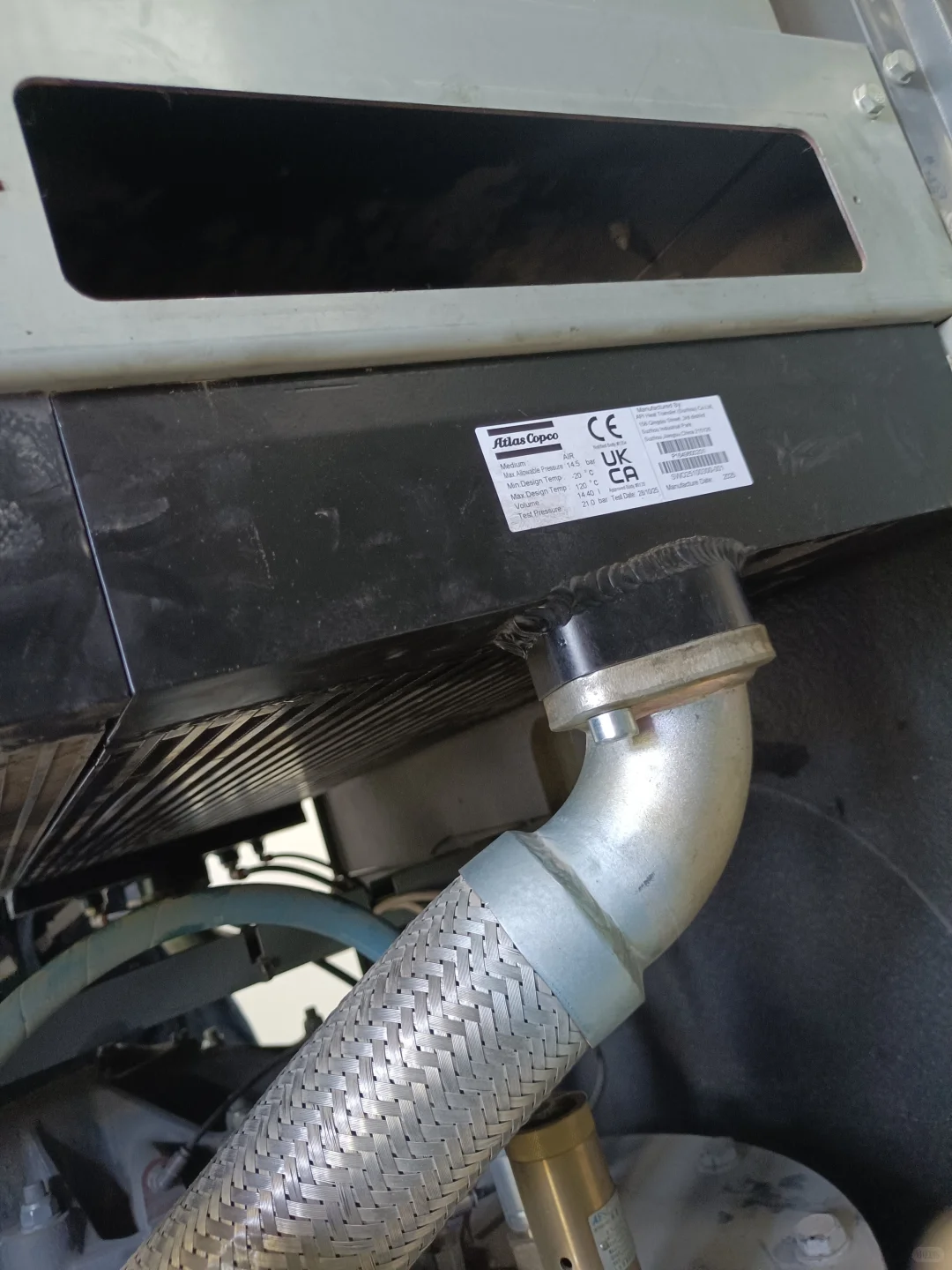 阿特拉斯空压机GA75VSD++油冷却器