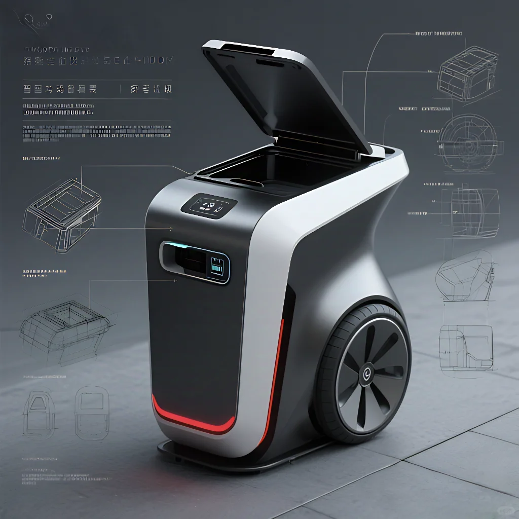 会说话会跑的垃圾桶你见过吗?小兜登场!