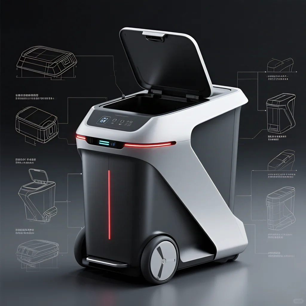 会说话会跑的垃圾桶你见过吗?小兜登场!