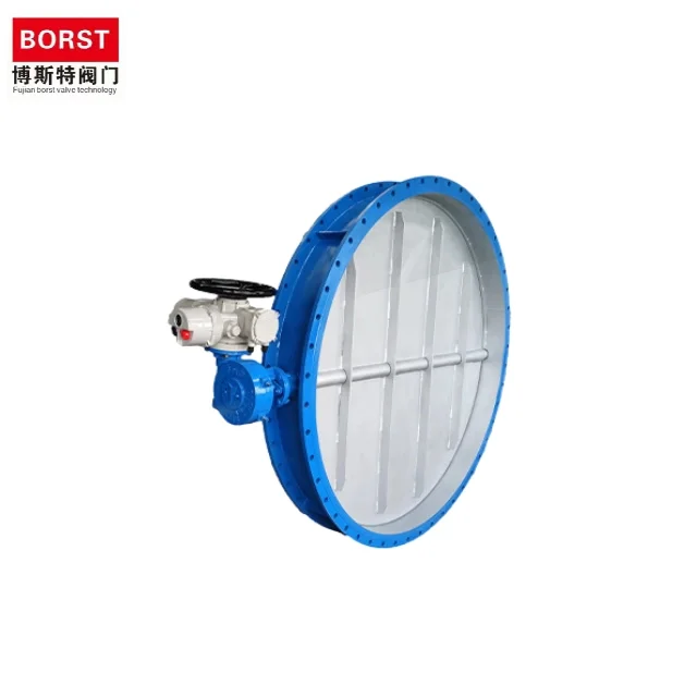 烟气系统电动开关蝶阀的介绍-博斯特厂家