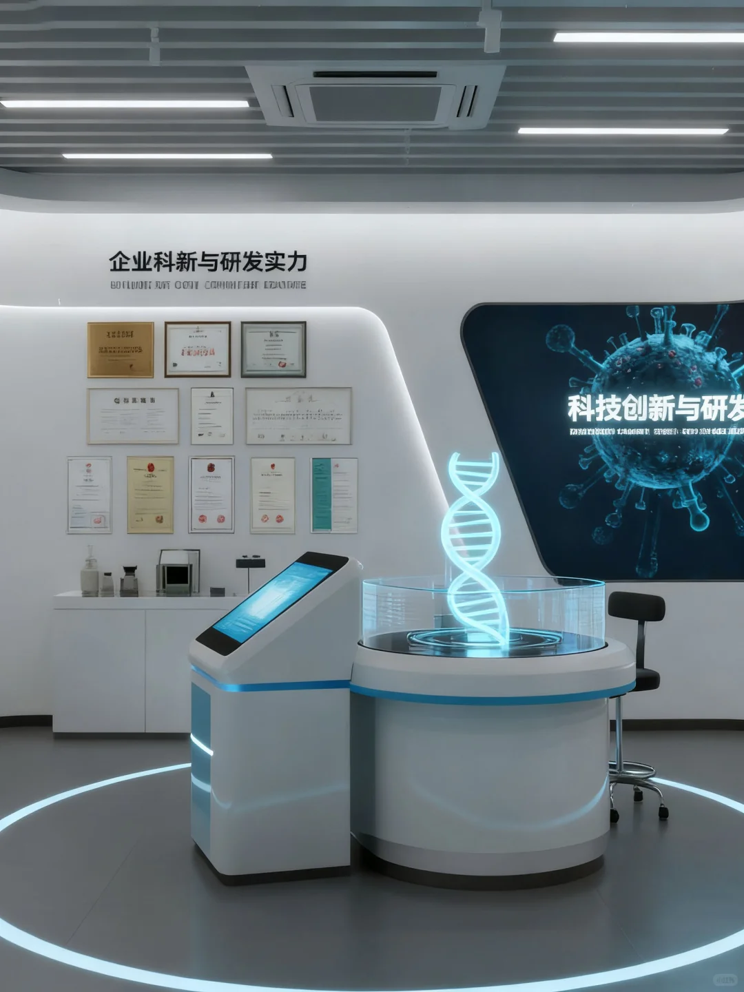 在粮油企业展厅亲眼看见了