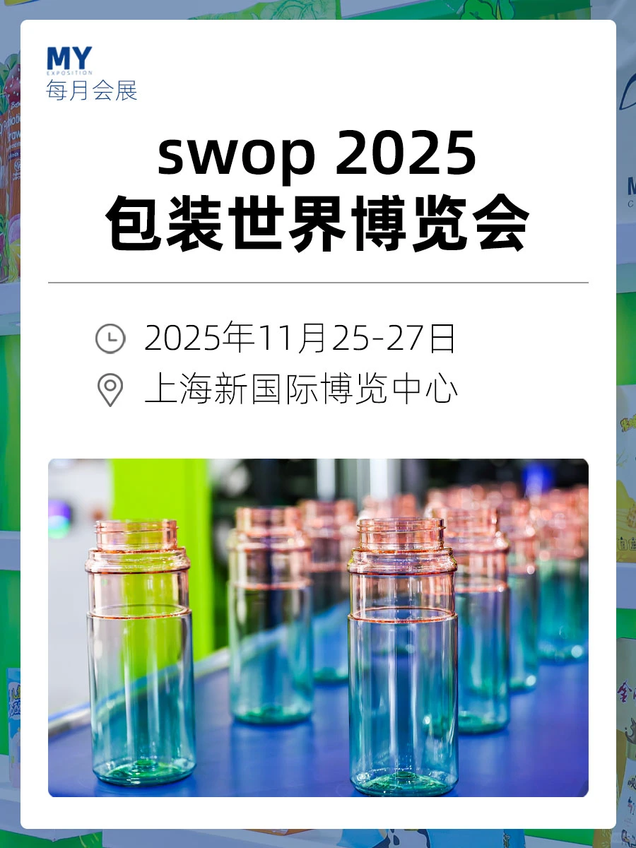 参观路线｜2025 swop包装世界上海博览会