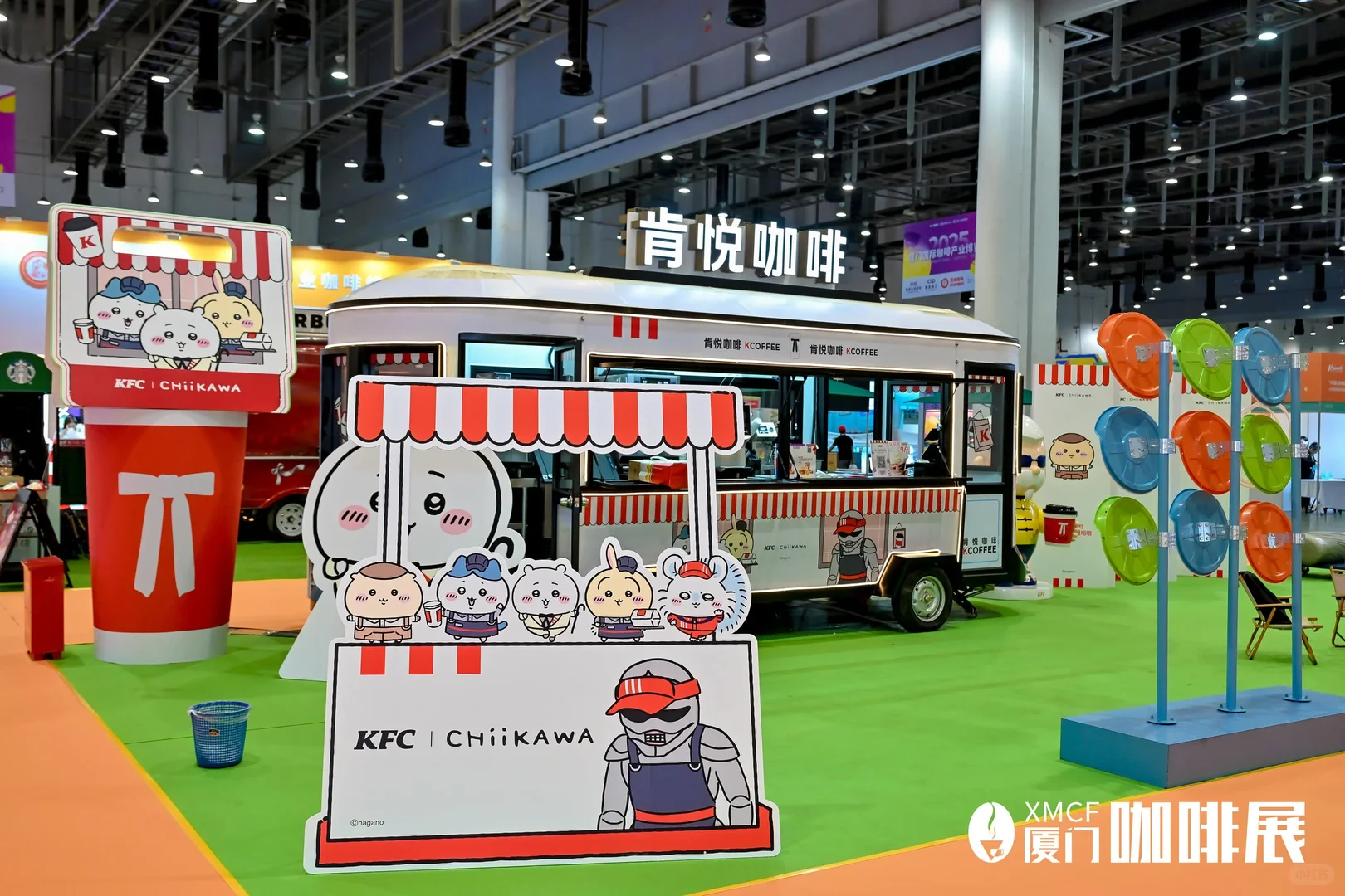 KFC和chiikawa联名展台?厦门展陈搭建
