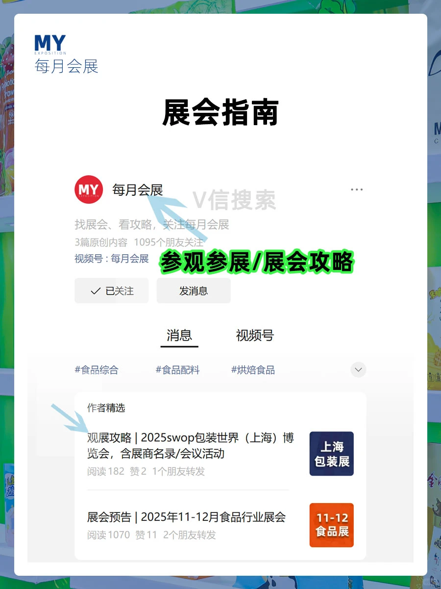 参观路线｜2025 swop包装世界上海博览会