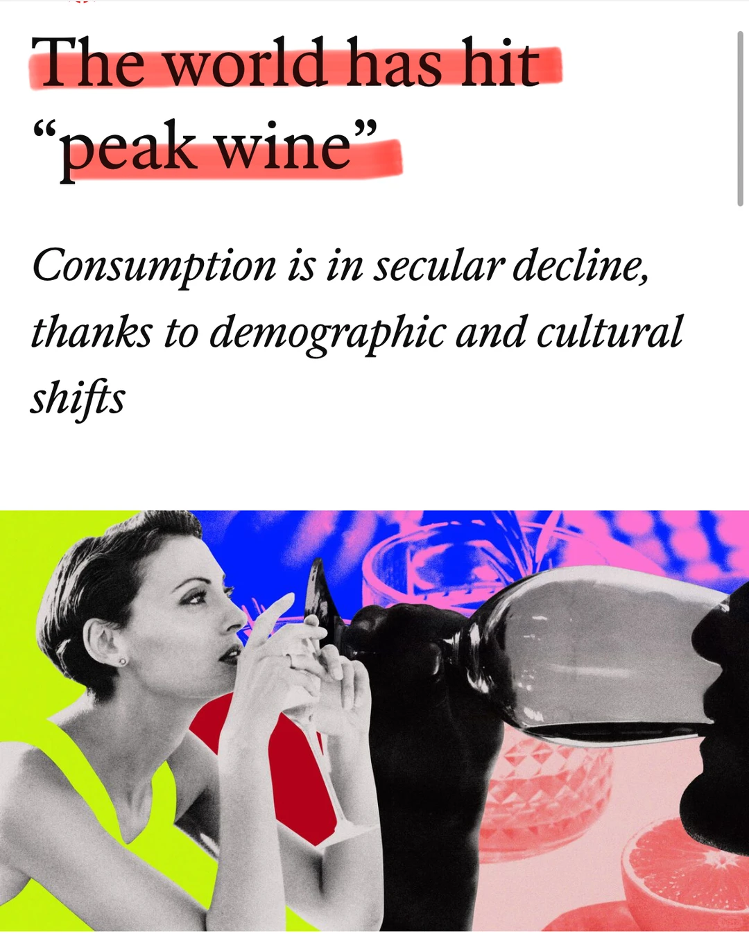 Niche观察｜全球红酒进入“长期衰退期”？