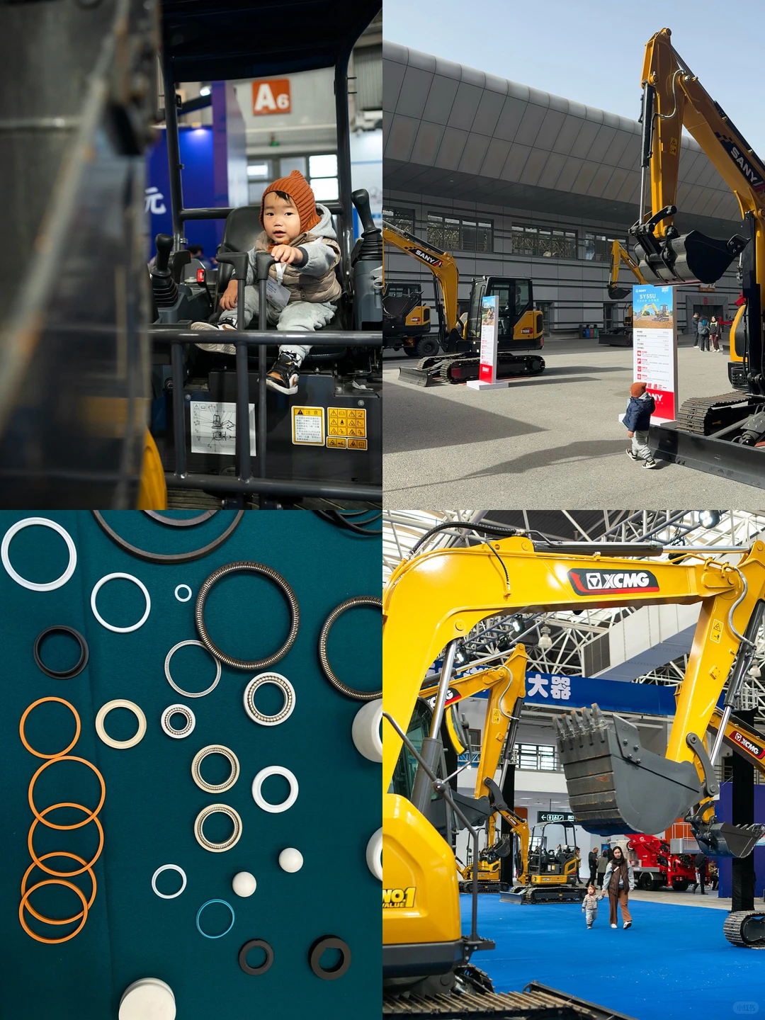 打开遛娃新思路?帮2岁挖掘机男孩圆梦