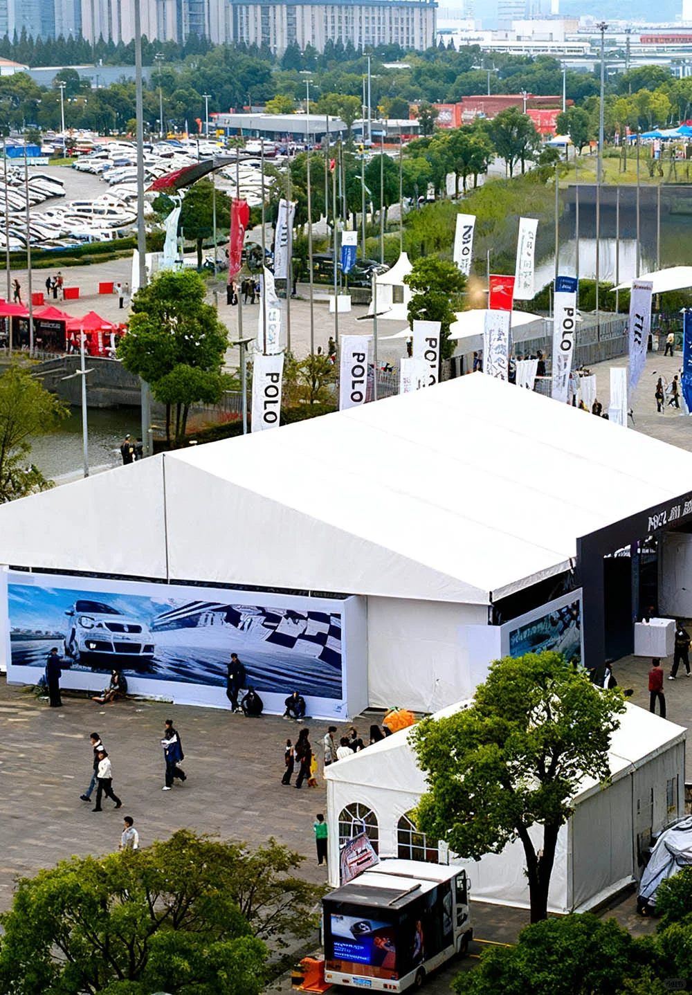 户外展会篷房这样搭，快速满足户外空间需求