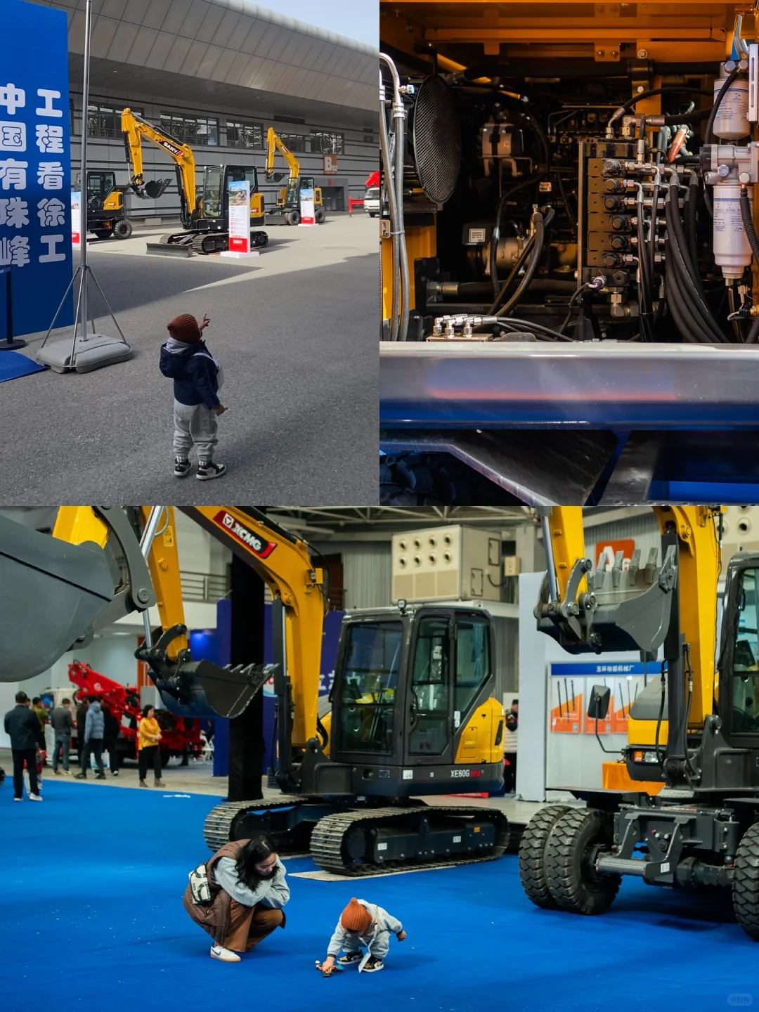 打开遛娃新思路?帮2岁挖掘机男孩圆梦