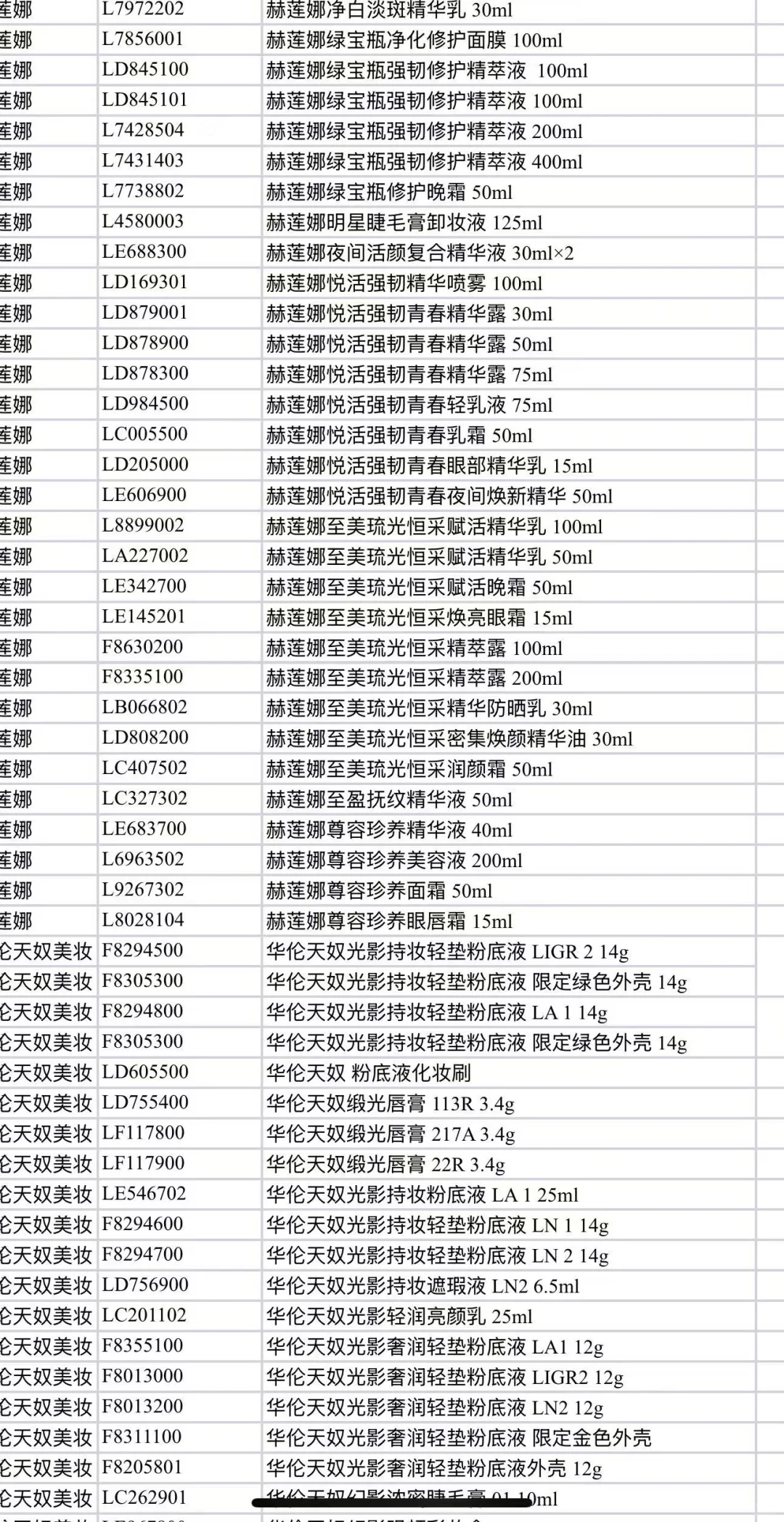 25年最后一次欧莱雅内购