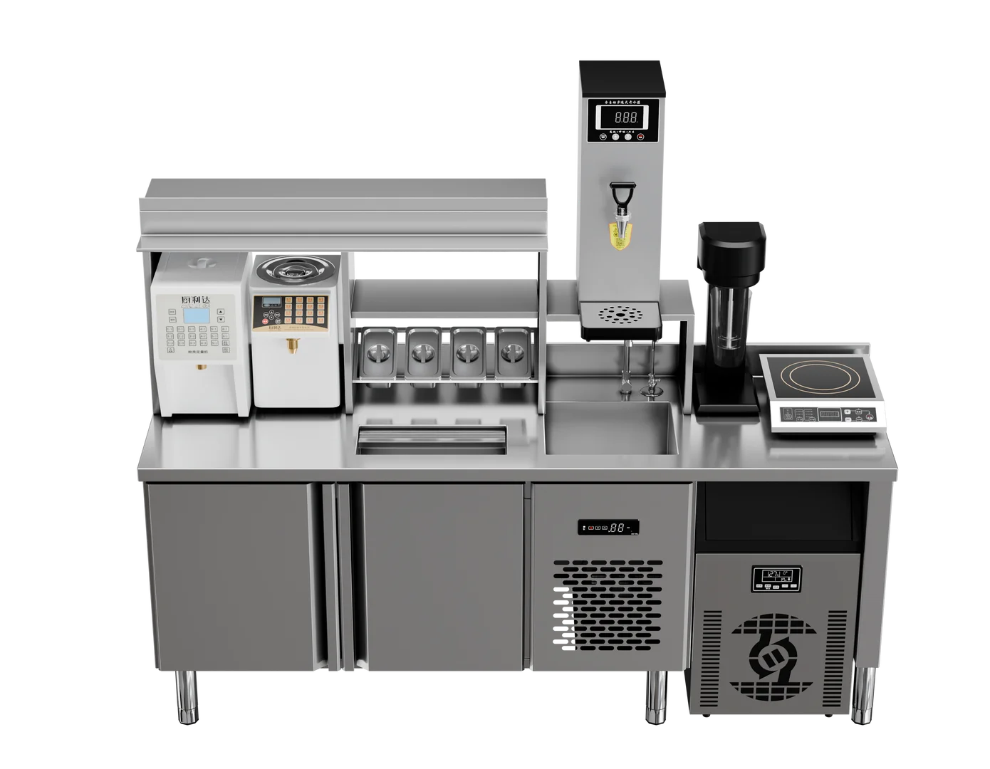 奶茶咖啡设备+原材料工厂直供一站式服务