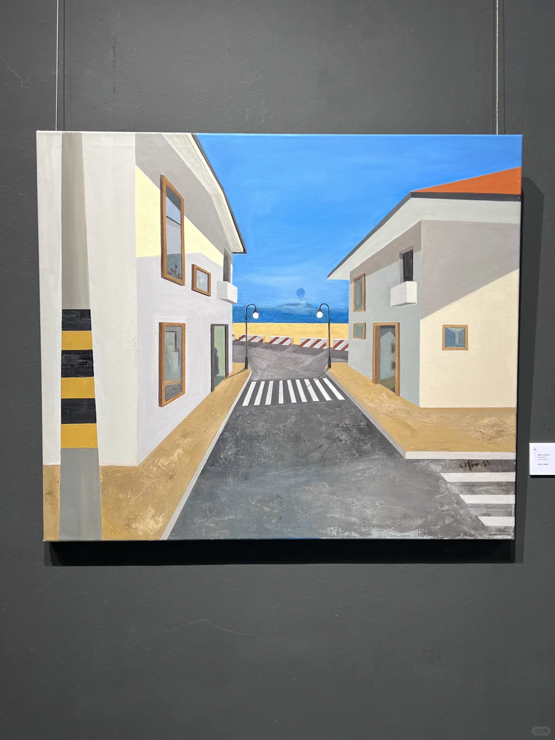 ??沉浸式参观美女画家黄丽娴的个人画展?