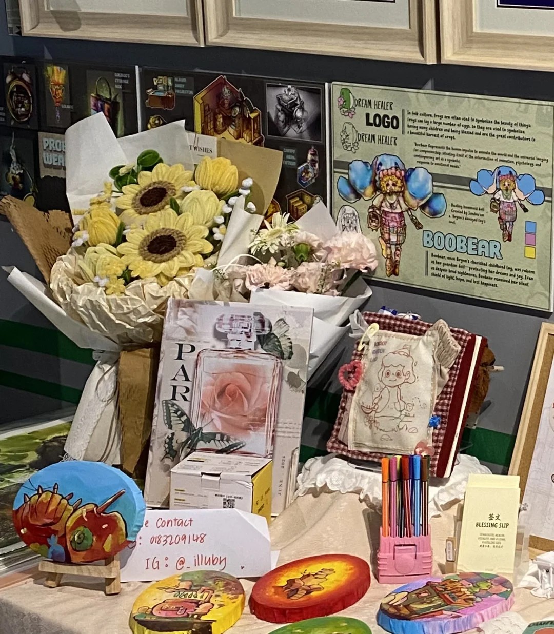 ??我的插画毕业展顺利开幕啦