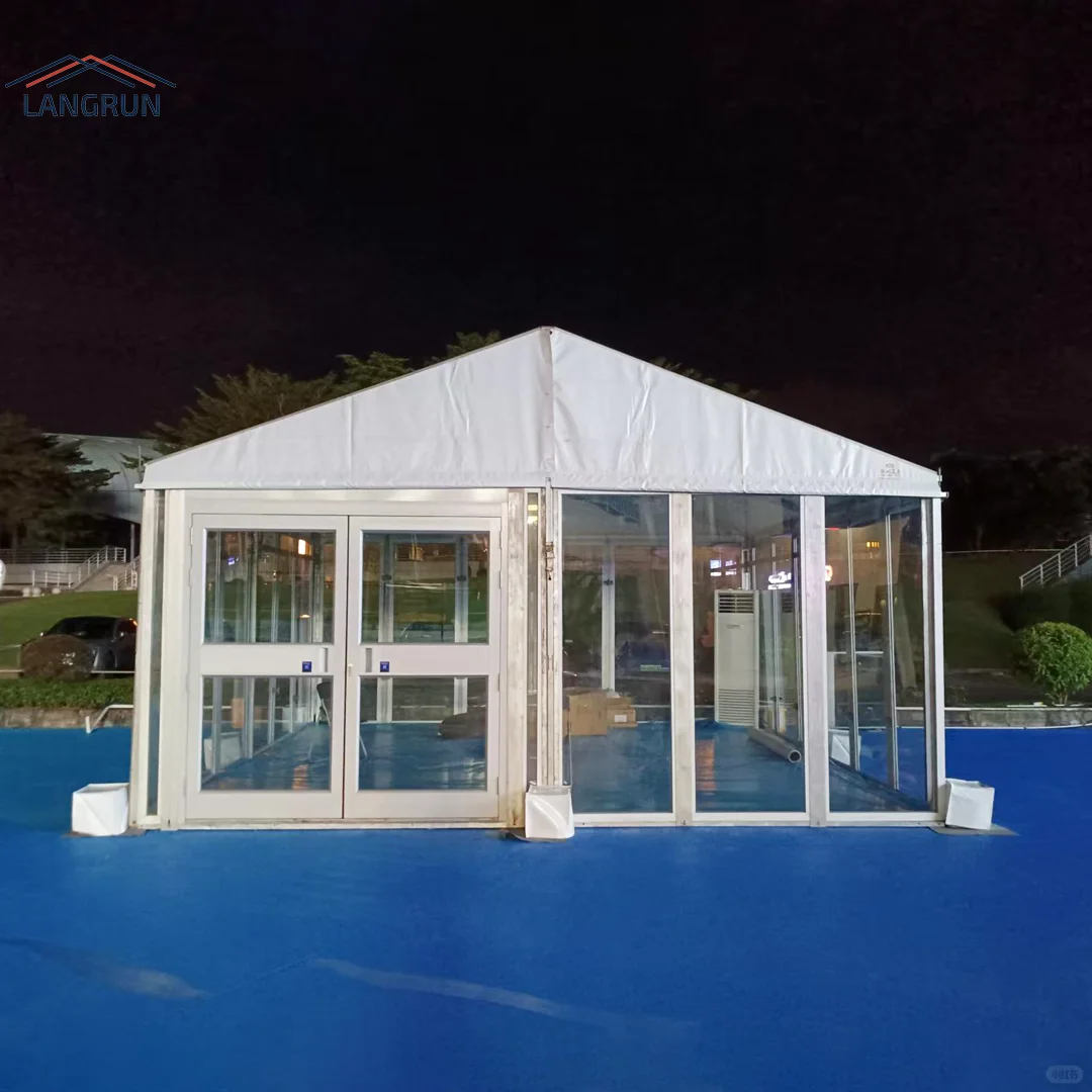 玻璃篷房，展销篷房，特卖会帐篷~