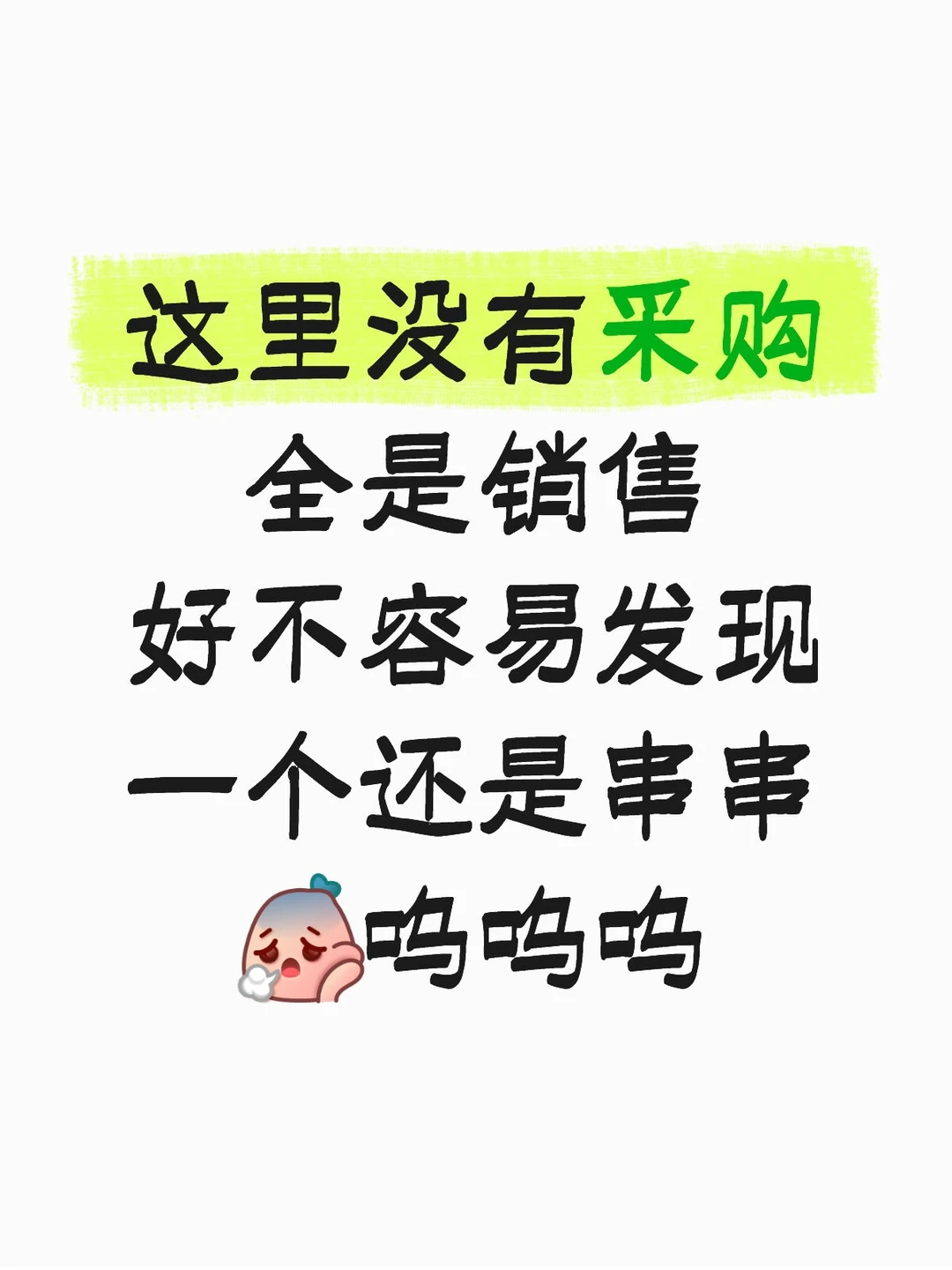 小红书里没有采购?