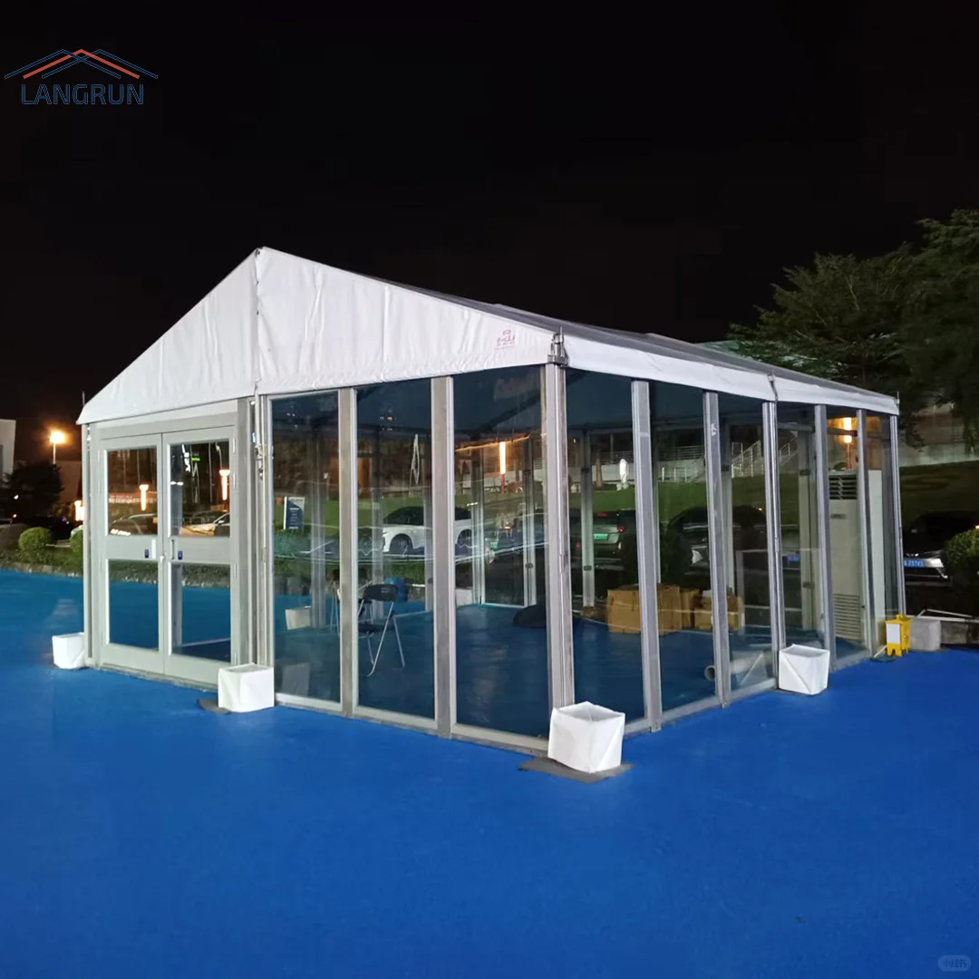 玻璃篷房，展销篷房，特卖会帐篷~