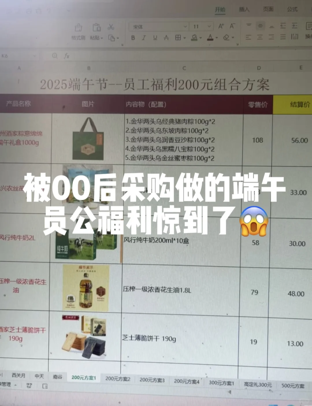 被00后采购做的端午员工福利惊到了?