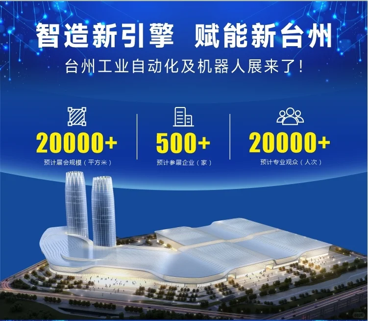 台州工业自动化及机器人展门票即将截止领取