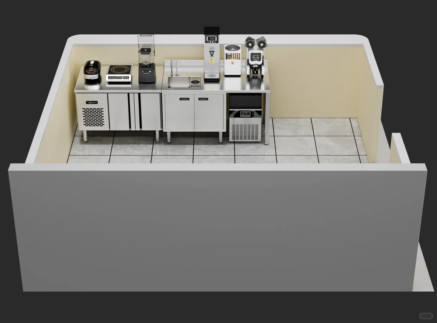 奶茶咖啡设备+原材料工厂直供一站式服务