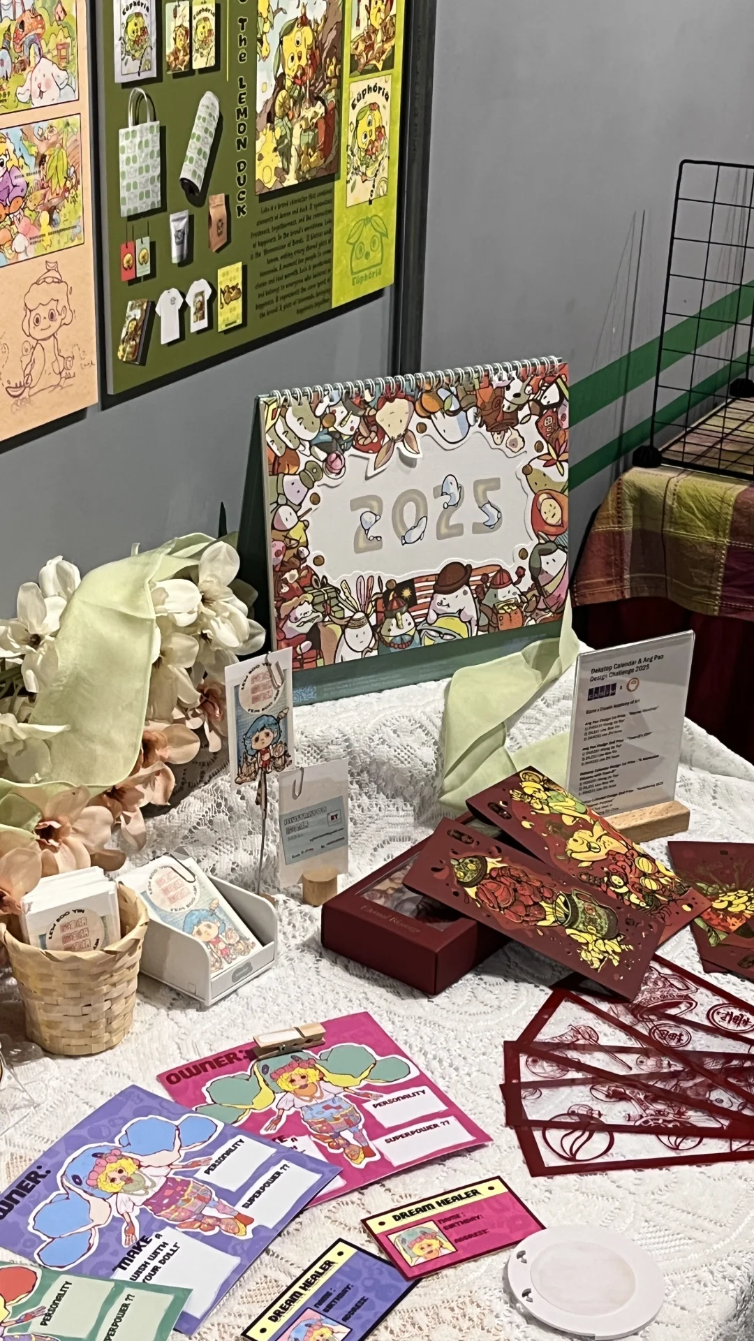 ??我的插画毕业展顺利开幕啦