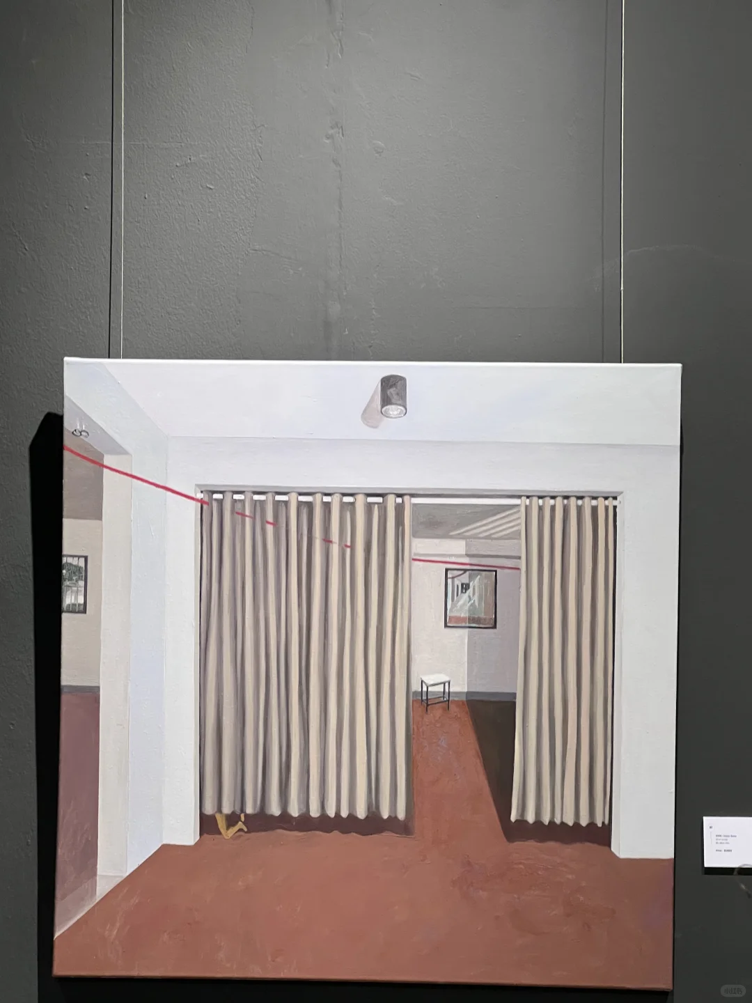 ??沉浸式参观美女画家黄丽娴的个人画展?