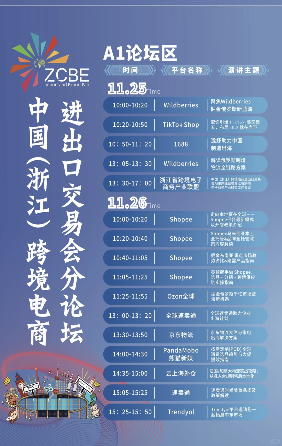 救命！11.25-27义乌的跨境大会也太顶了！?
