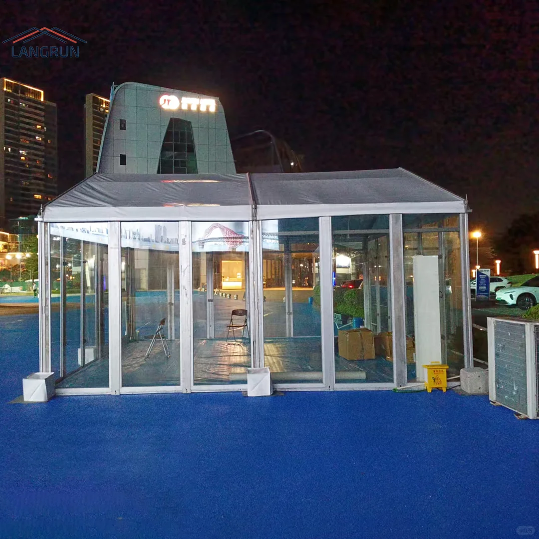玻璃篷房，展销篷房，特卖会帐篷~