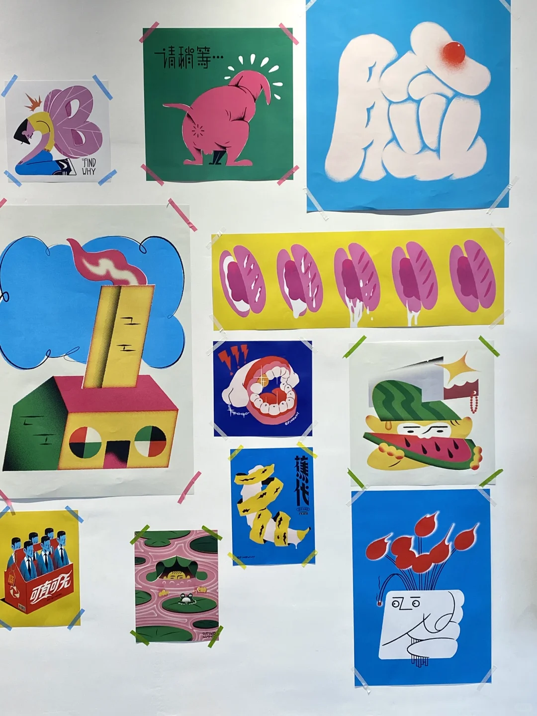 橘月游荡集｜济南快闪展｜抽象艺术