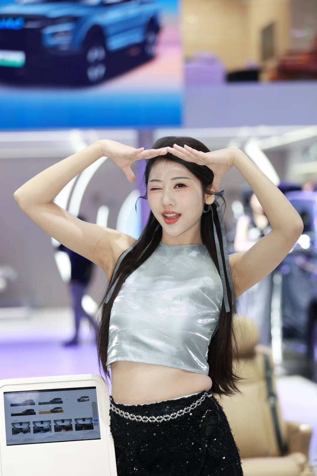 广州国际车展车模小姐姐太好看了‼️