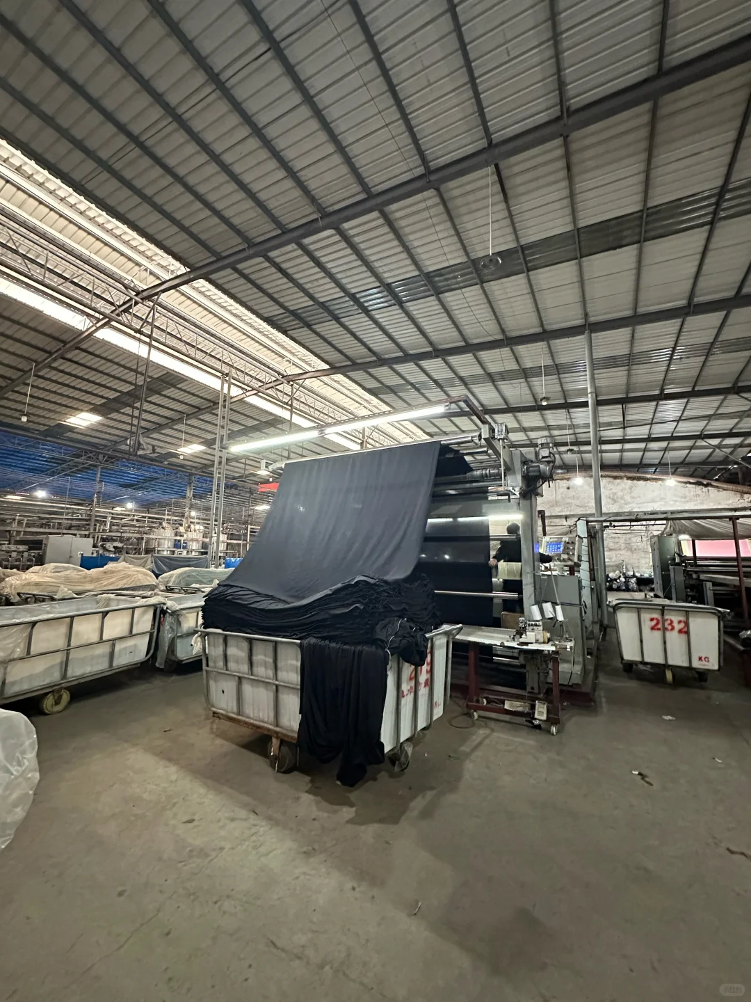 今日实拍 带你走进染厂